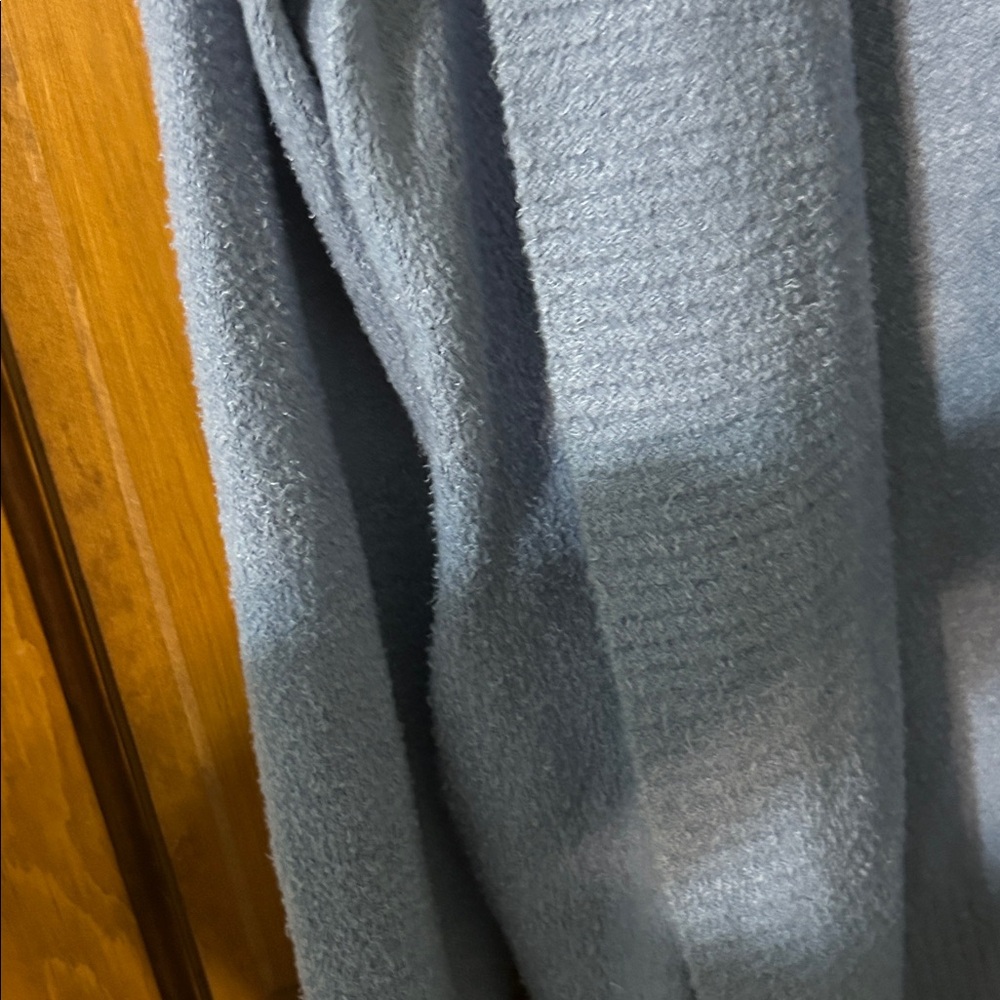Women's Cozy Open-Front Sweater - Light Blue Rachel Zoe size Large - Picture 7 of 7